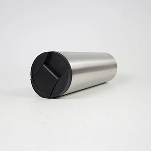 520ml double wall vacuum insulated stainless steel coffee mug with black plastic cover