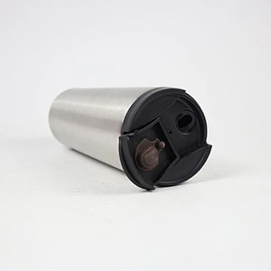 520ml double wall vacuum insulated stainless steel coffee mug with black plastic cover