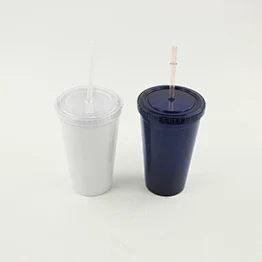 480ml plastic straw tumbler with cheap price