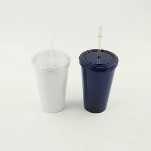 480ml plastic straw tumbler with cheap price