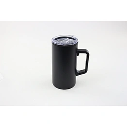 600ml plastic coffee mug with plastic handle and lid