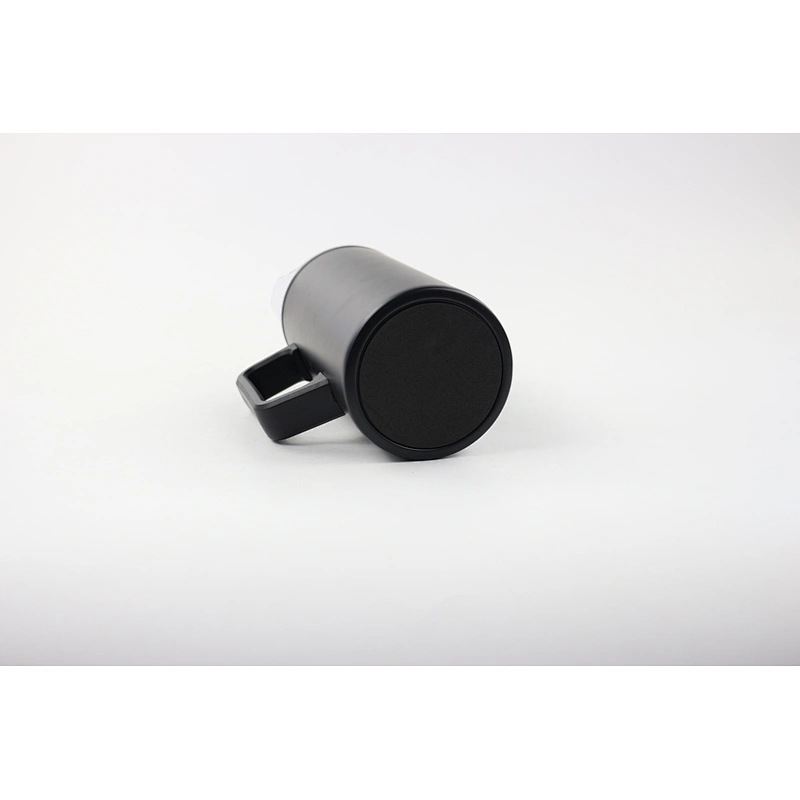 600ml plastic coffee mug with plastic handle and lid