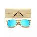 Luxury sunglasses button glasses case handmade wooden bamboo packaging box