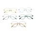 Trendy Retro Eyeglasses Frames Designer Titanium Temple Optical Frames Eyeglasses Frames