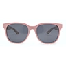 Fashion Luxury Pink Frame Polarized Sunglasses Designer Wooden Sunglasses for Women Unisex Zebrawoo