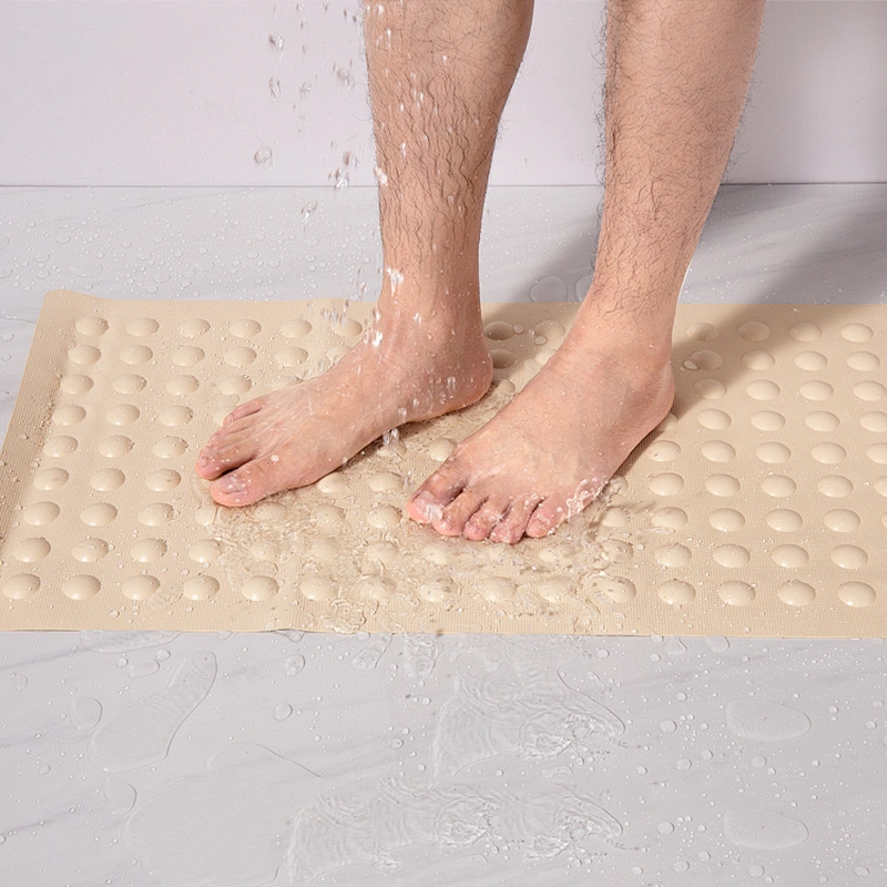 Hot Sell Bubble Non Slip Fast Drying  BathTub Mat with big sucker