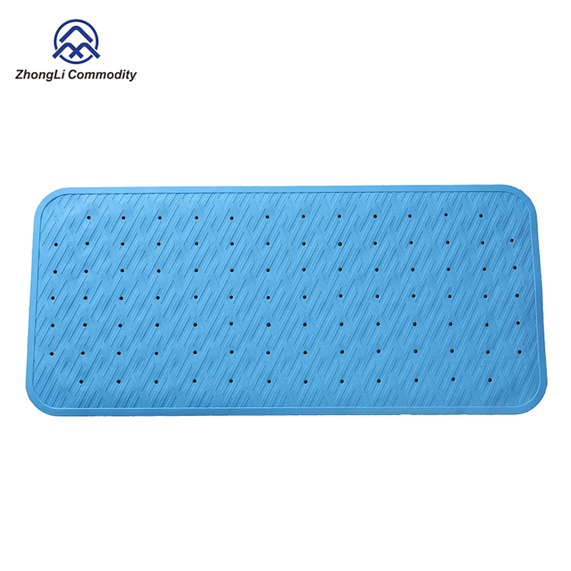 Antibacterial Natural Rubber Bath Mat, Easily Clean Rubber Mat for Bathroom
