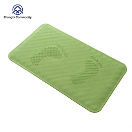 Antibacterial Natural Rubber Bath Mat, Easily Clean Rubber Mat for Bathroom