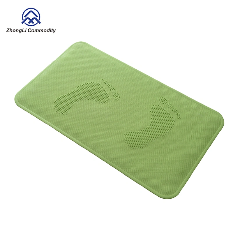 Antibacterial Natural Rubber Bath Mat, Easily Clean Rubber Mat for Bathroom