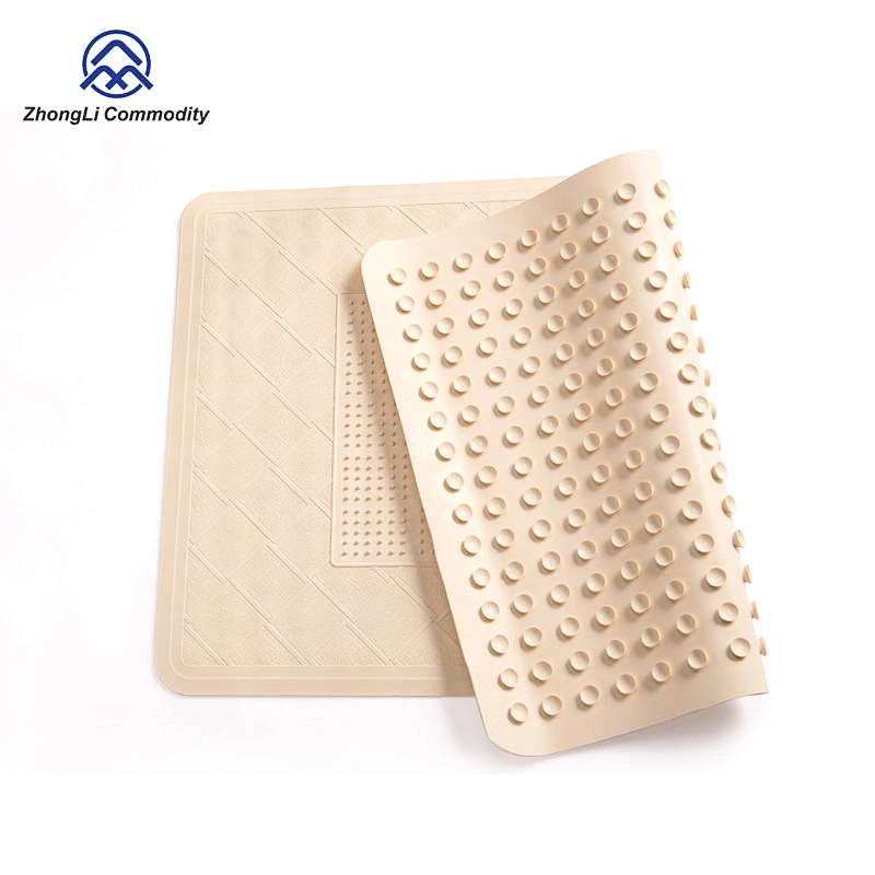 Massage design Natural Rubber Bath Mat, Easily Clean Rubber Mat for Bathroom