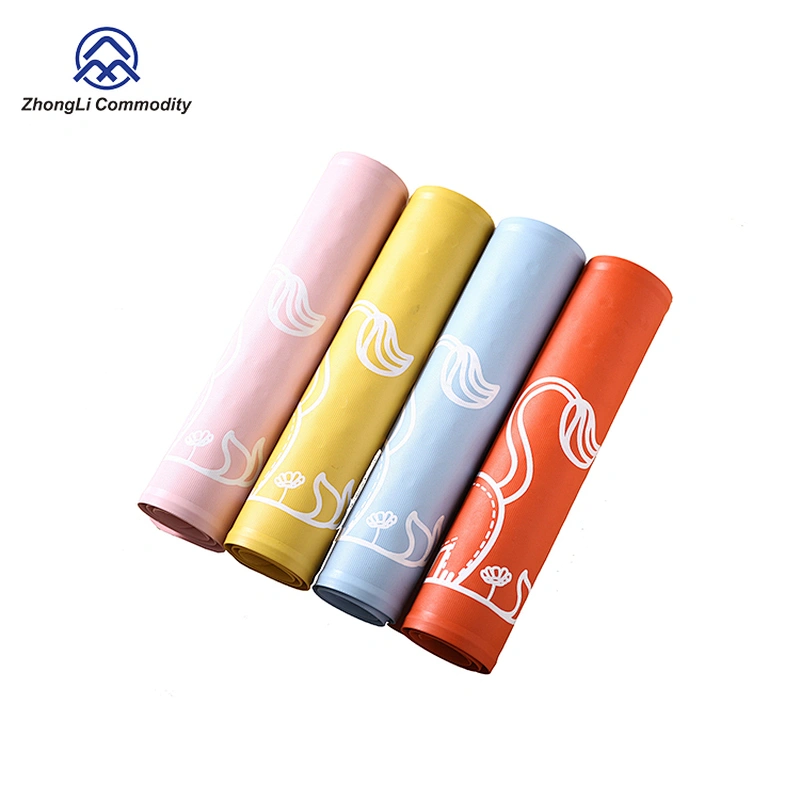 Printing Skid Resistance Cartoon Rubber Bath Mat For Shower