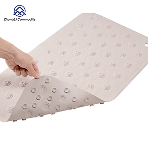 New Custom Non Slip Super Absorbent Waterproof Washable Baby Shower Bath Mat