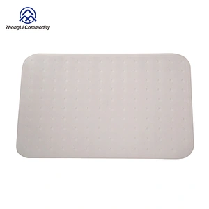 Transparent Silicone Bathtub Mat Anti Slip Bath Mat