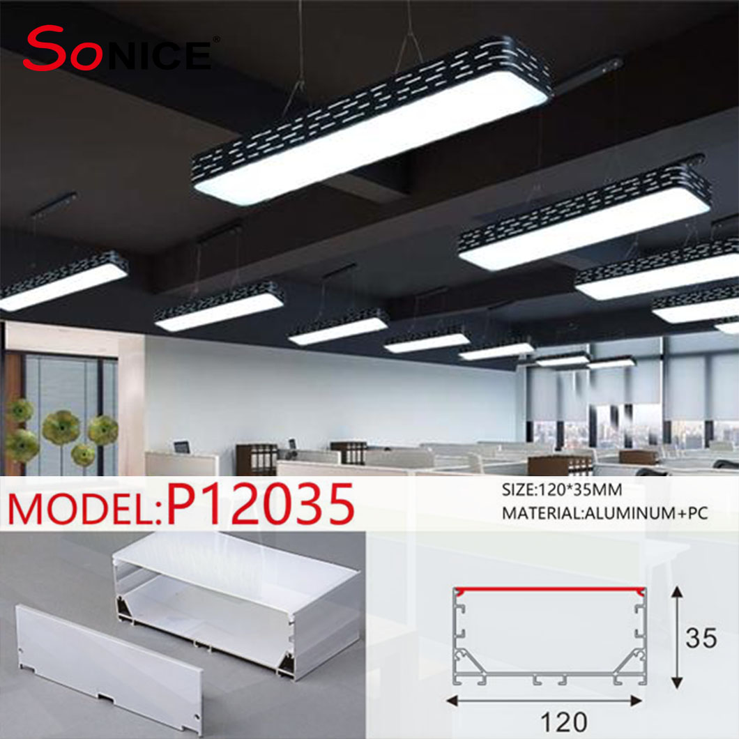 office linear light with led strip or PCB