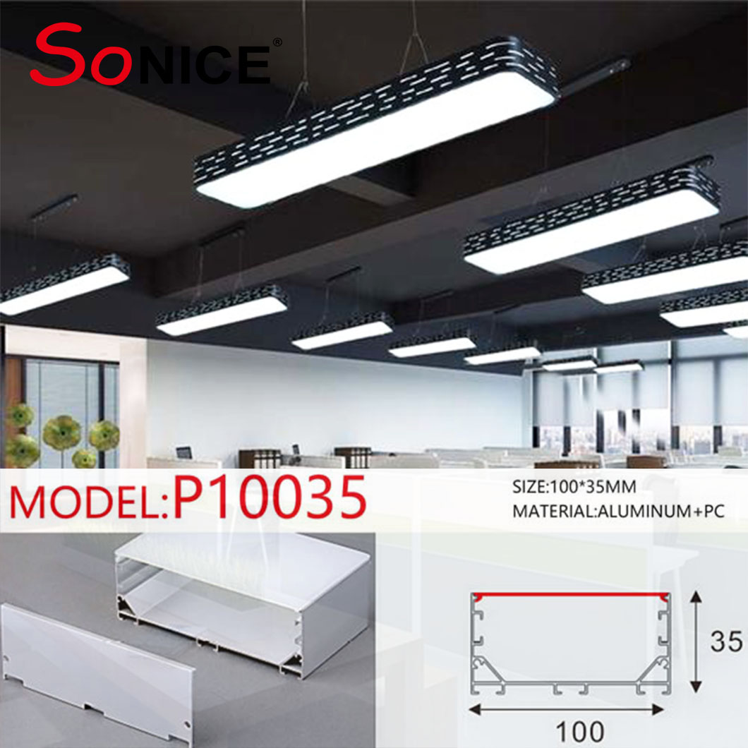 office linear light with led strip or PCB