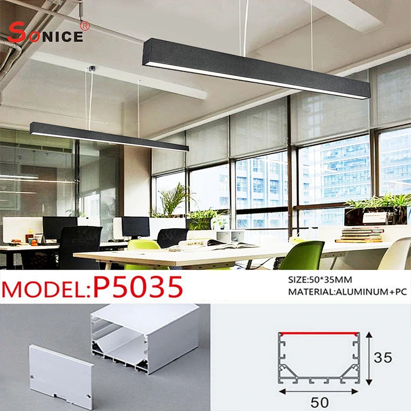 office linear light with led strip or PCB