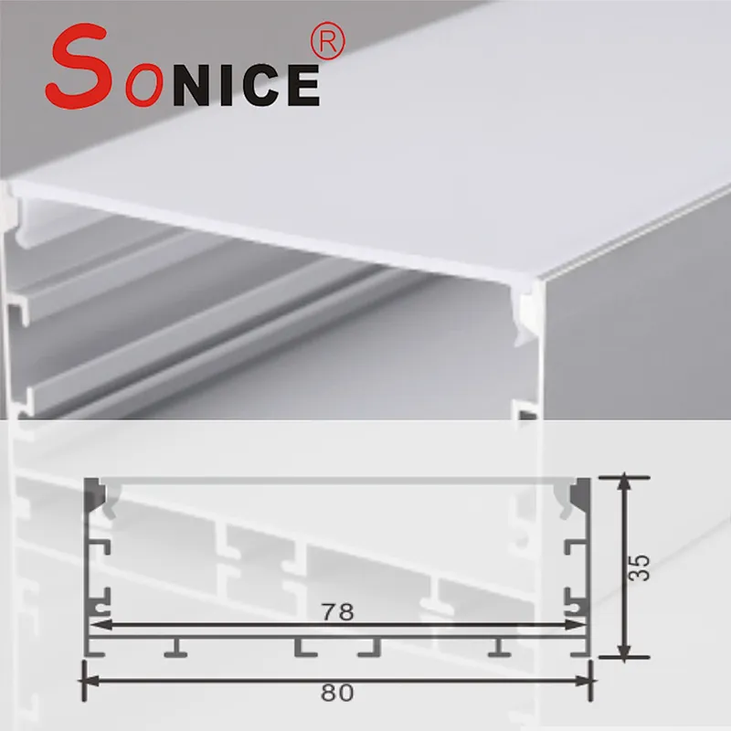 office linear light with led strip or PCB