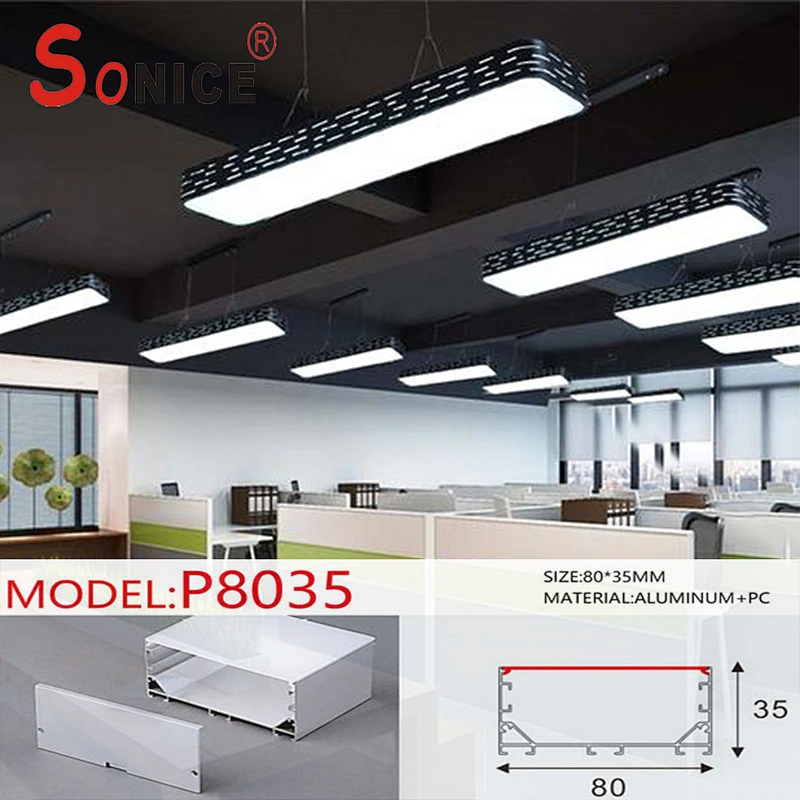 office linear light with led strip or PCB