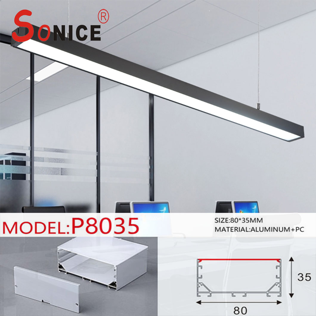 office linear light with led strip or PCB