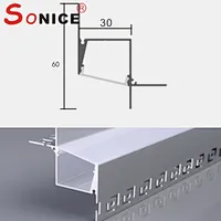 Ceiling corner reflective profile
