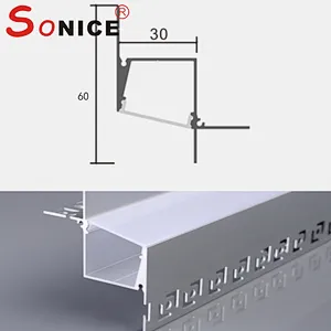 Ceiling corner reflective profile