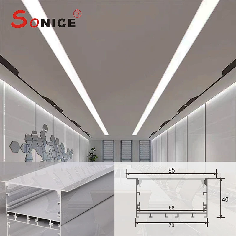 office linear light with led strip or PCB