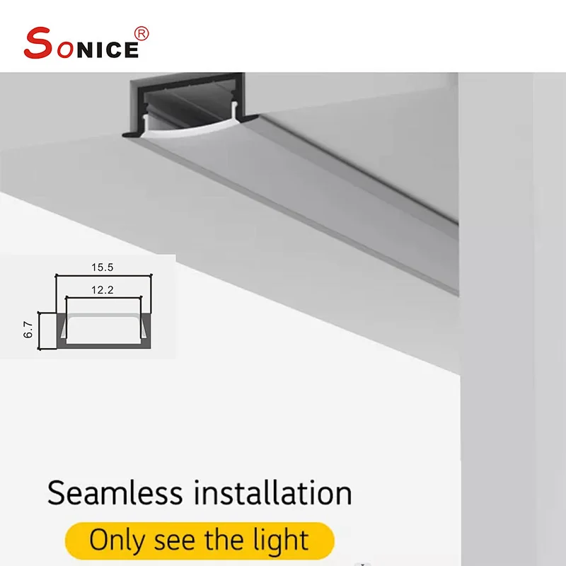 inside embeded,LED profile with LED strip