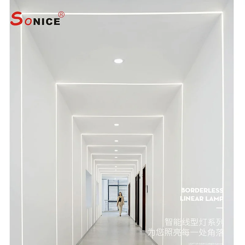 inside embeded,LED profile with LED strip