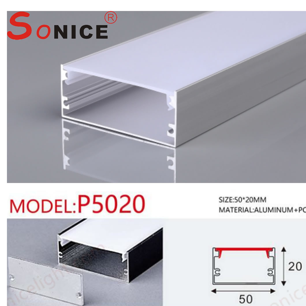 LED profile with LED strip