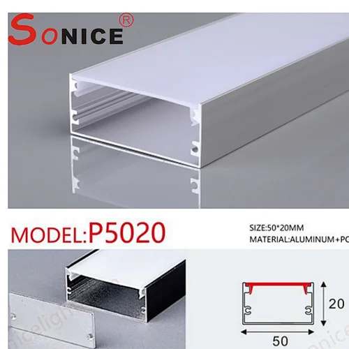 LED profile with LED strip