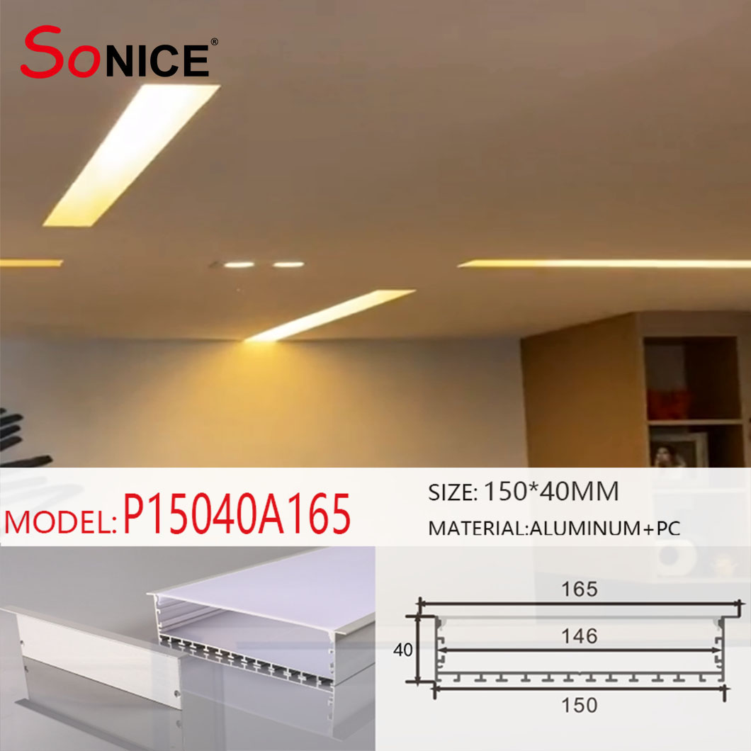 office linear light with led strip or PCB