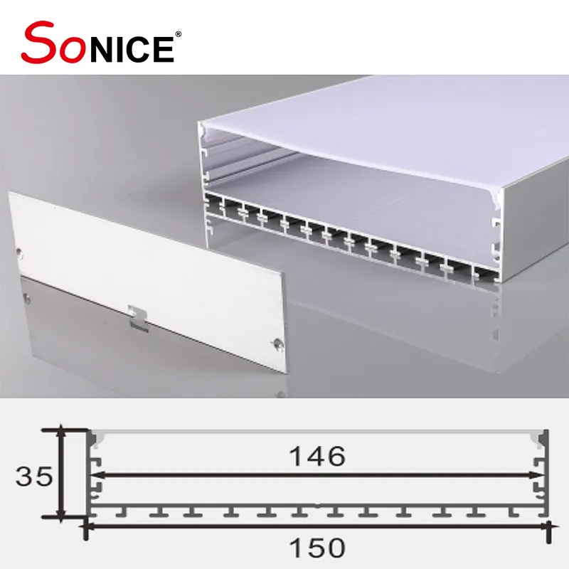 office linear light with led strip or PCB