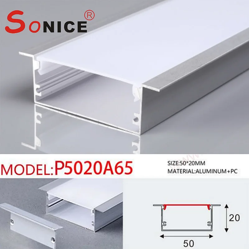 LED profile with LED strip