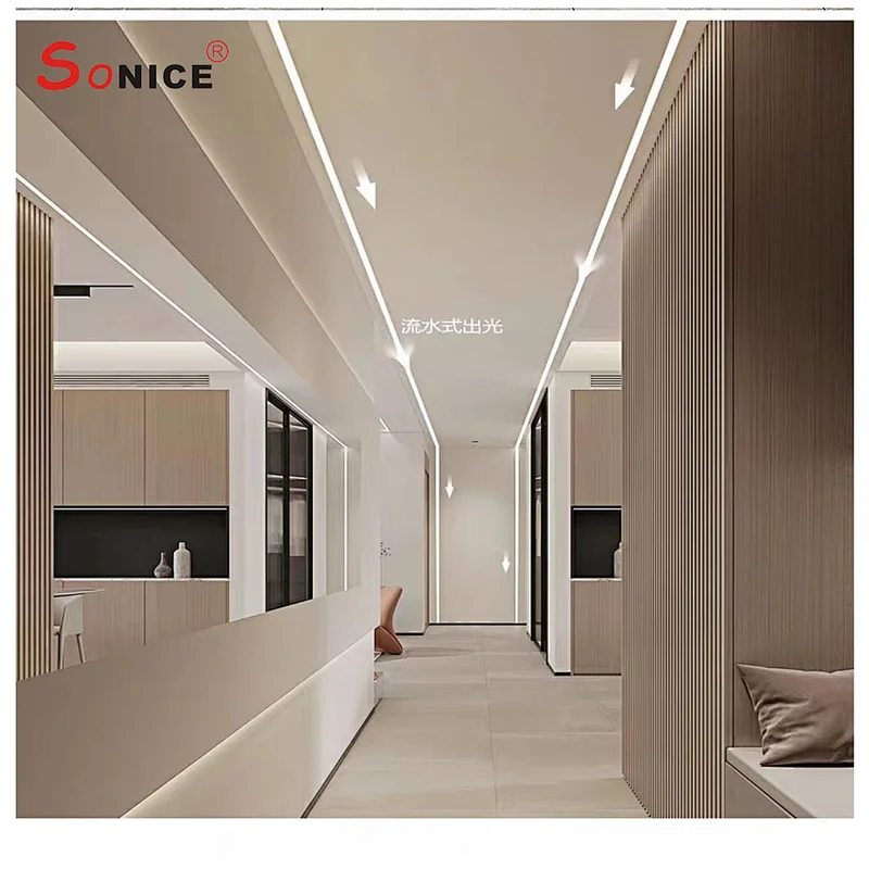 inside embeded,LED profile with LED strip
