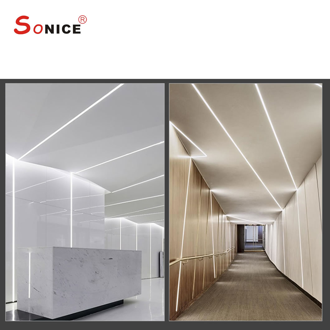 inside embeded,LED profile with LED strip