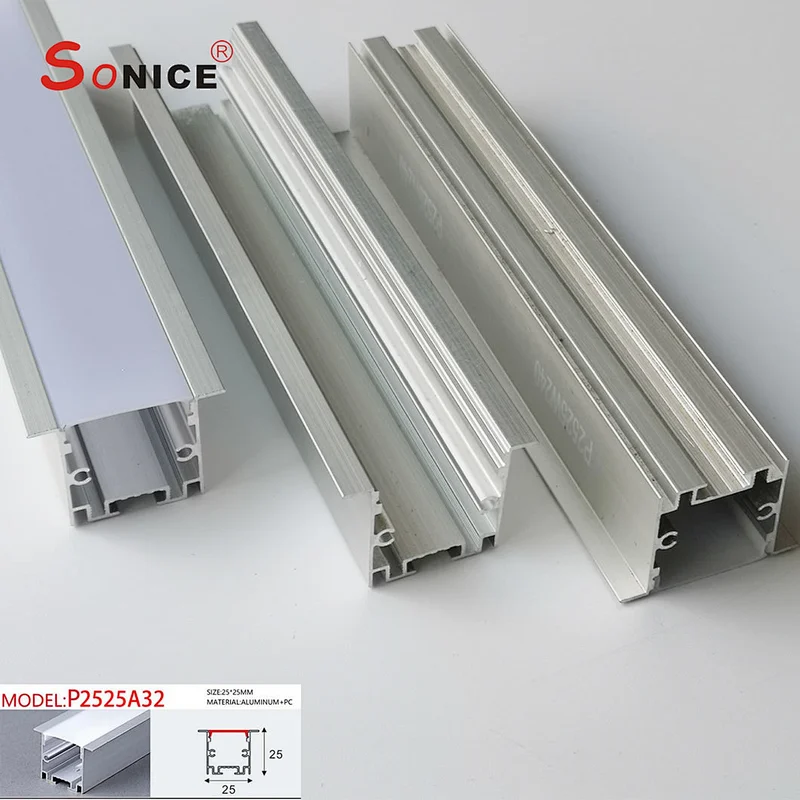 inside embeded,LED profile with LED strip