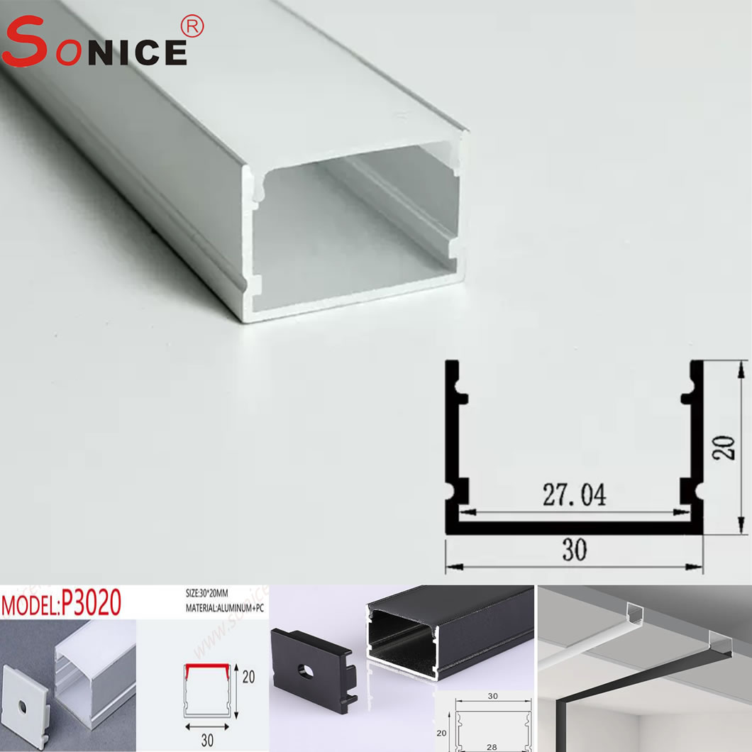 inside embeded,LED profile with LED strip
