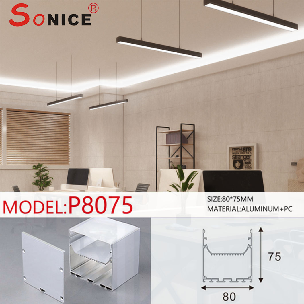 office linear light with led strip or PCB
