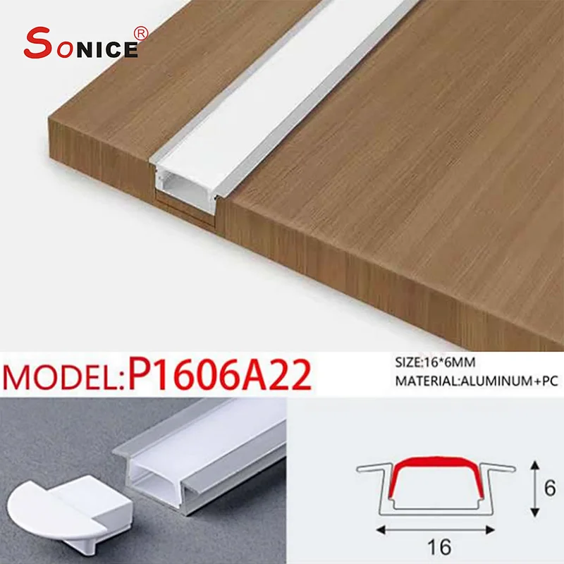 inside embeded,LED profile with LED strip