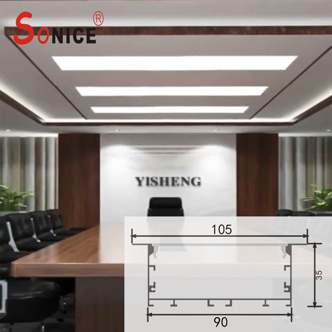 office linear light with led strip or PCB