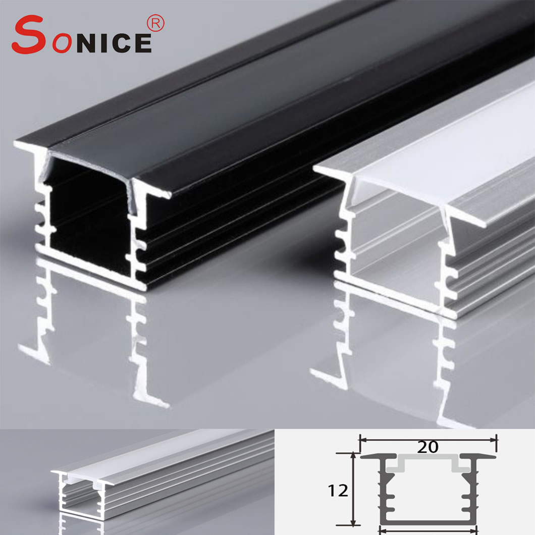 inside embeded,LED profile with LED strip