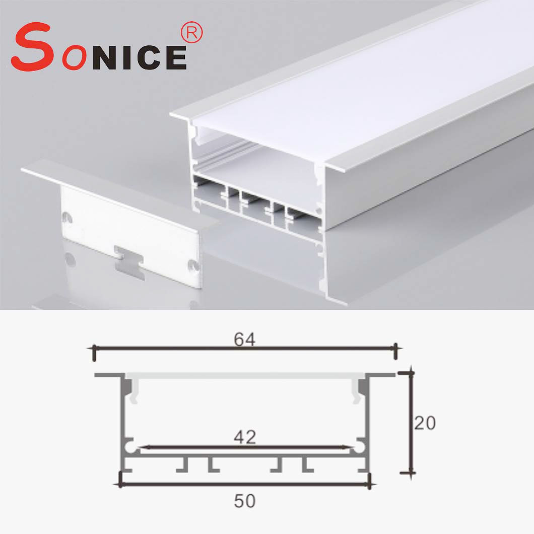 office linear light with led strip or PCB