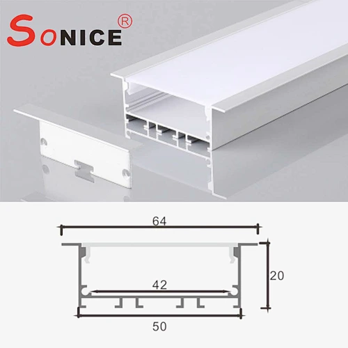 office linear light with led strip or PCB