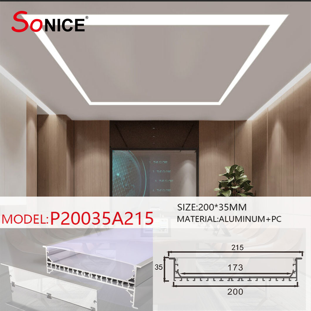 office linear light with led strip or PCB