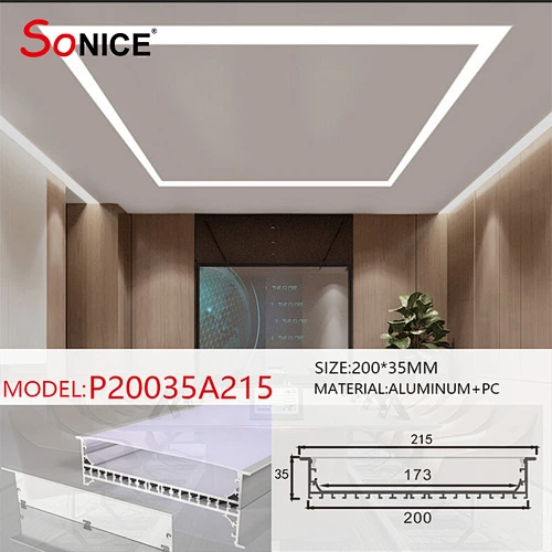 office linear light with led strip or PCB