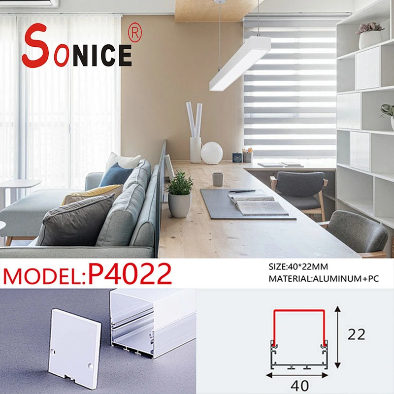 office linear light with led strip or PCB