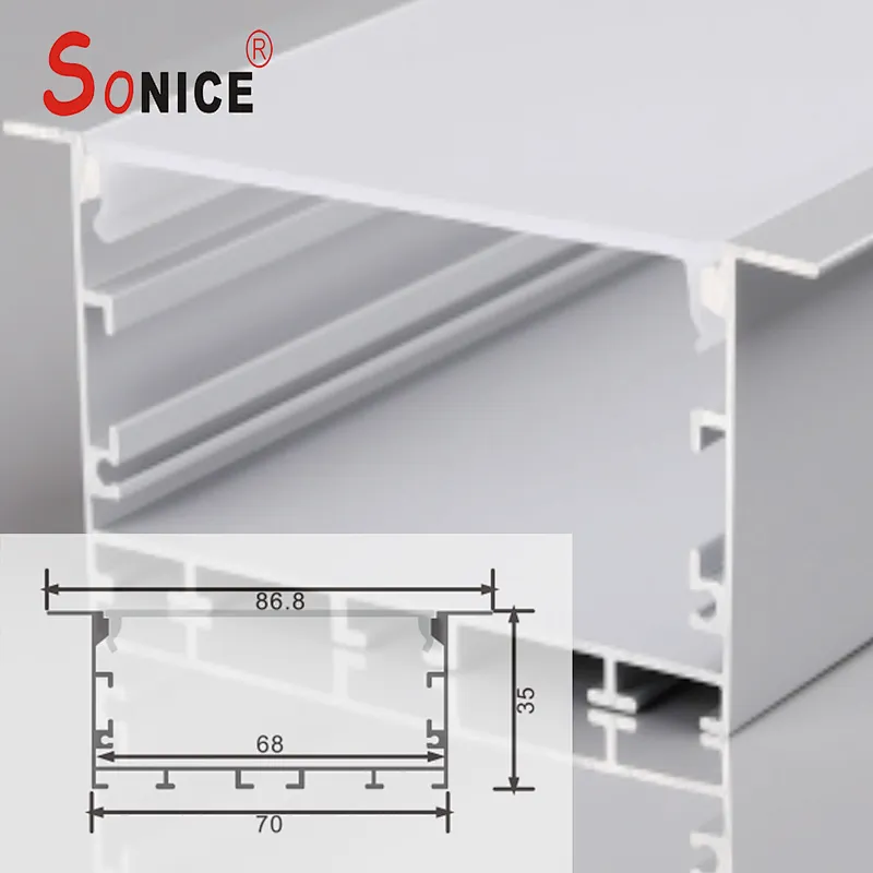 office linear light with led strip or PCB