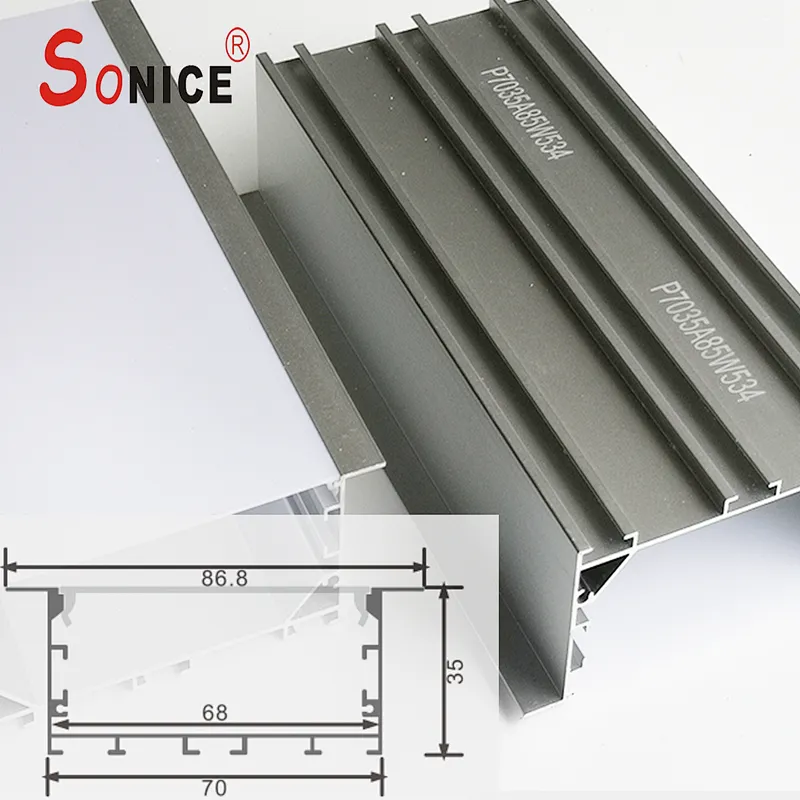 office linear light with led strip or PCB