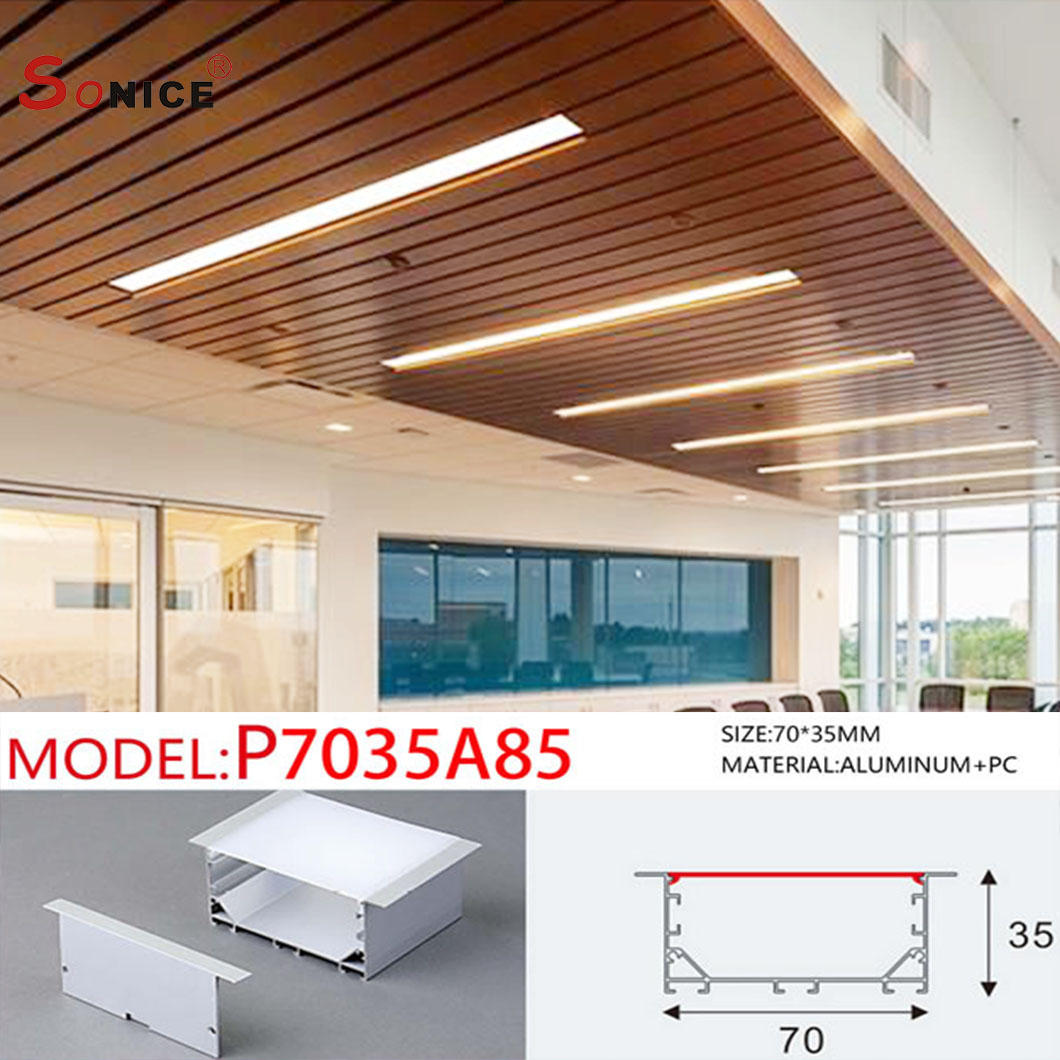 office linear light with led strip or PCB