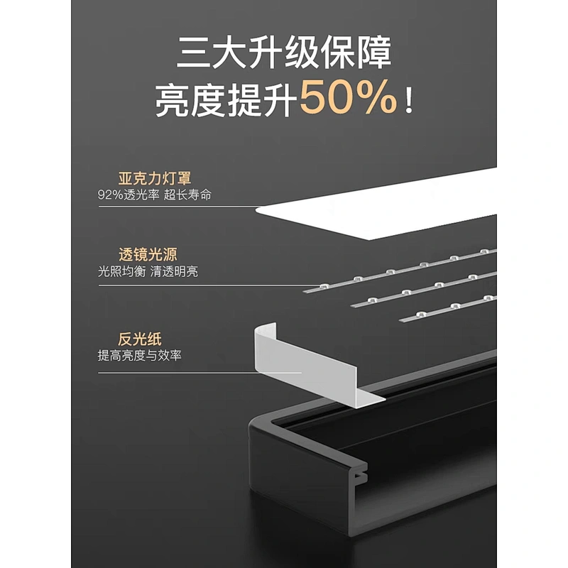 office linear light with led strip or PCB
